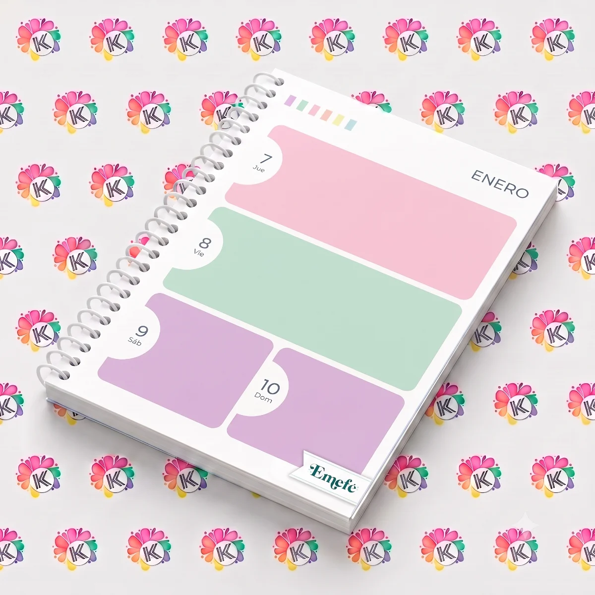 Agenda Colores sublimable miniatura 2