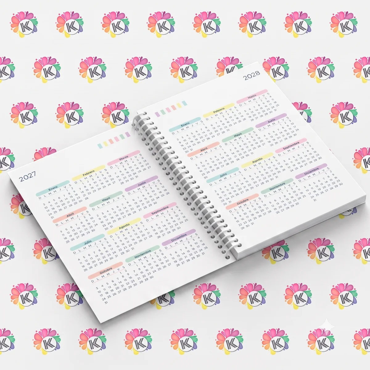 Agenda Colores sublimable miniatura 4