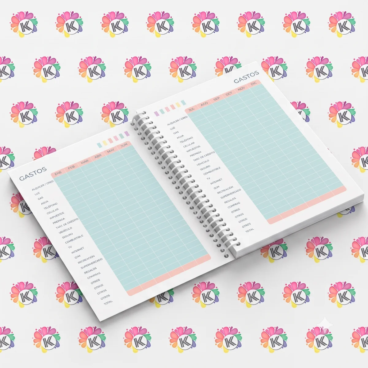 Agenda Colores sublimable miniatura 6