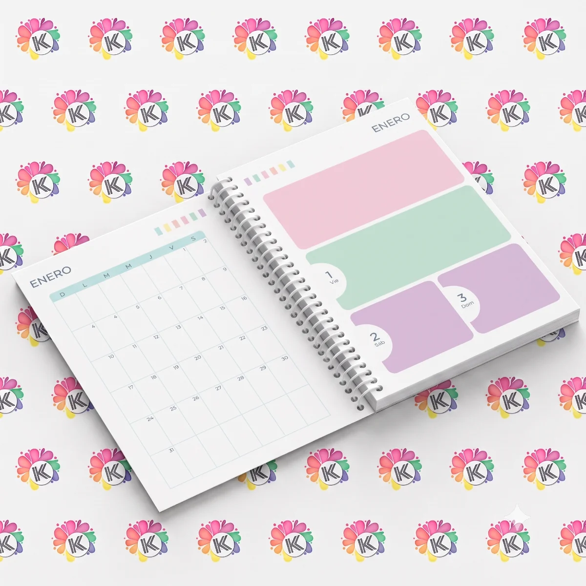 Agenda Colores sublimable miniatura 8