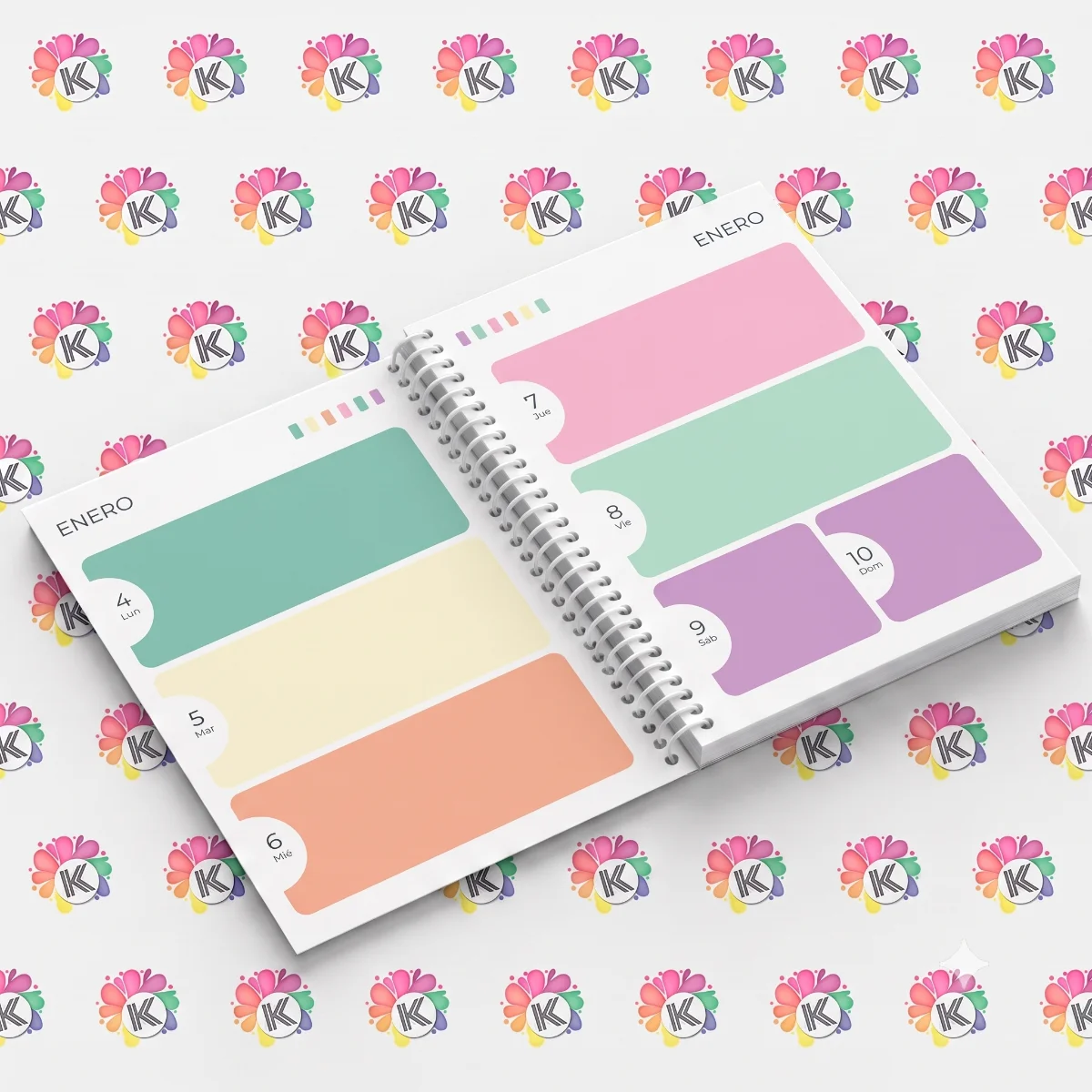 Agenda Colores sublimable miniatura 9