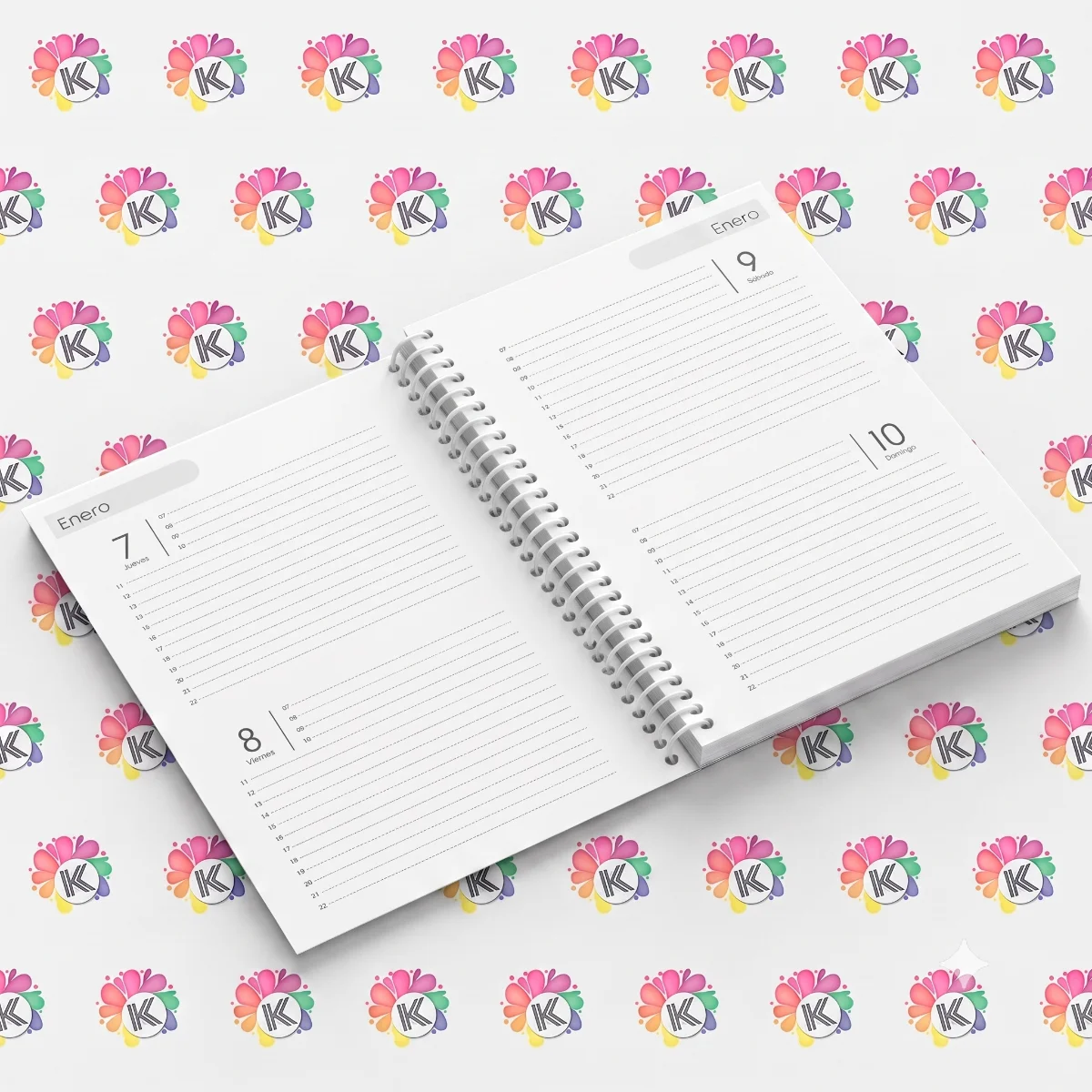 Agenda dos dias por página horitonzal miniatura 3