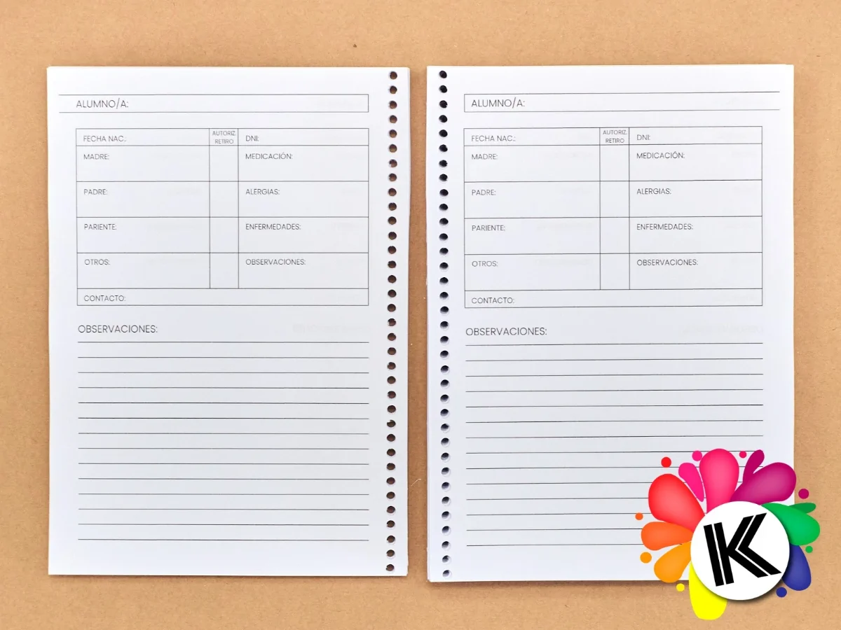 Agenda perpetua docente primaria sublimable miniatura 3