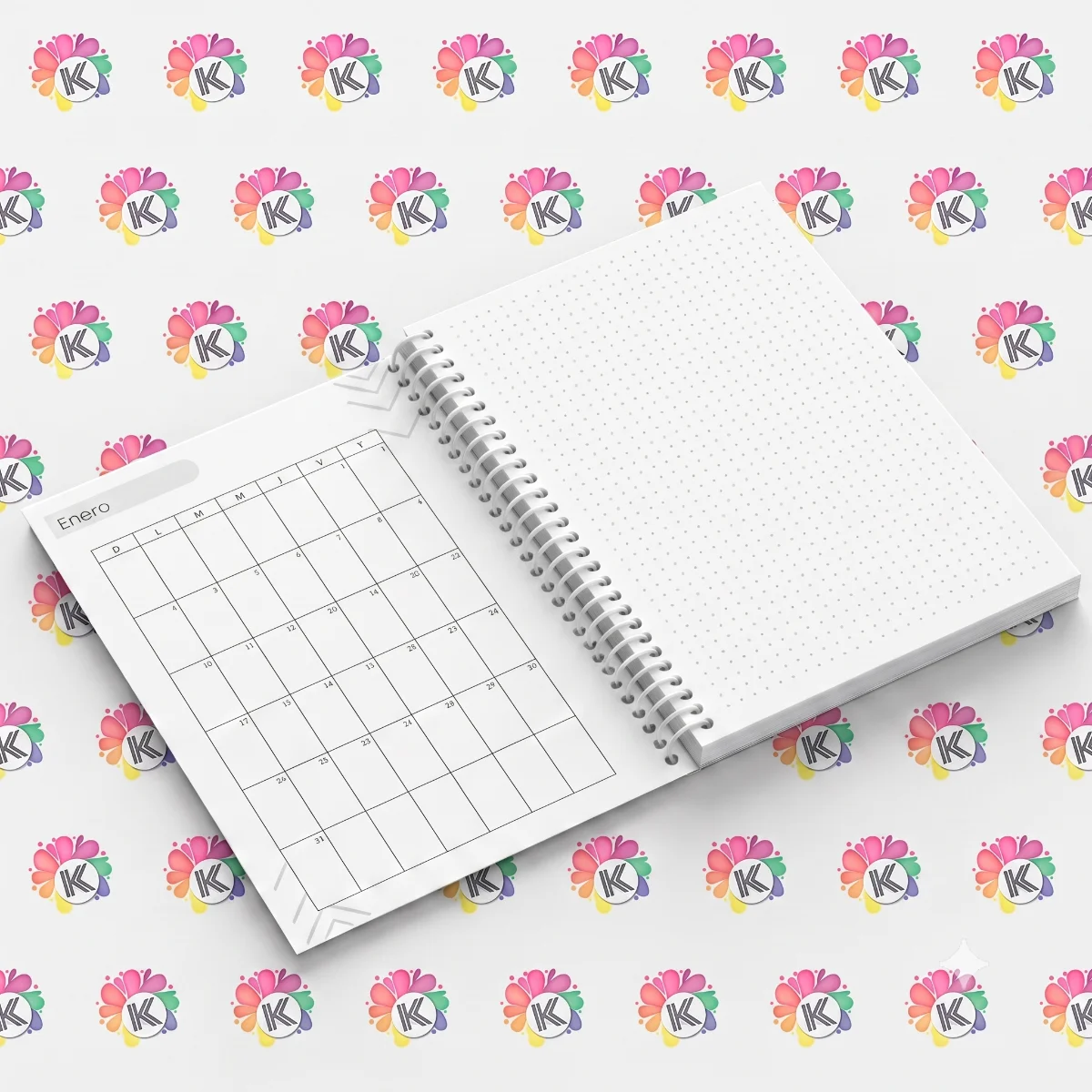 agenda un dia a la vista sublimable miniatura 5