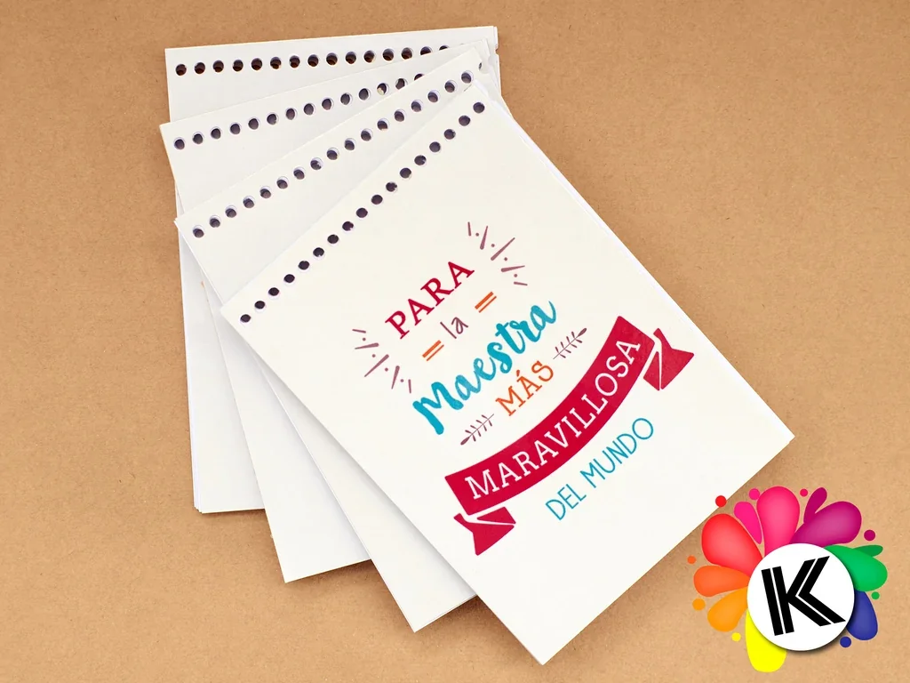 Block 10x15cm con renglones sublimable