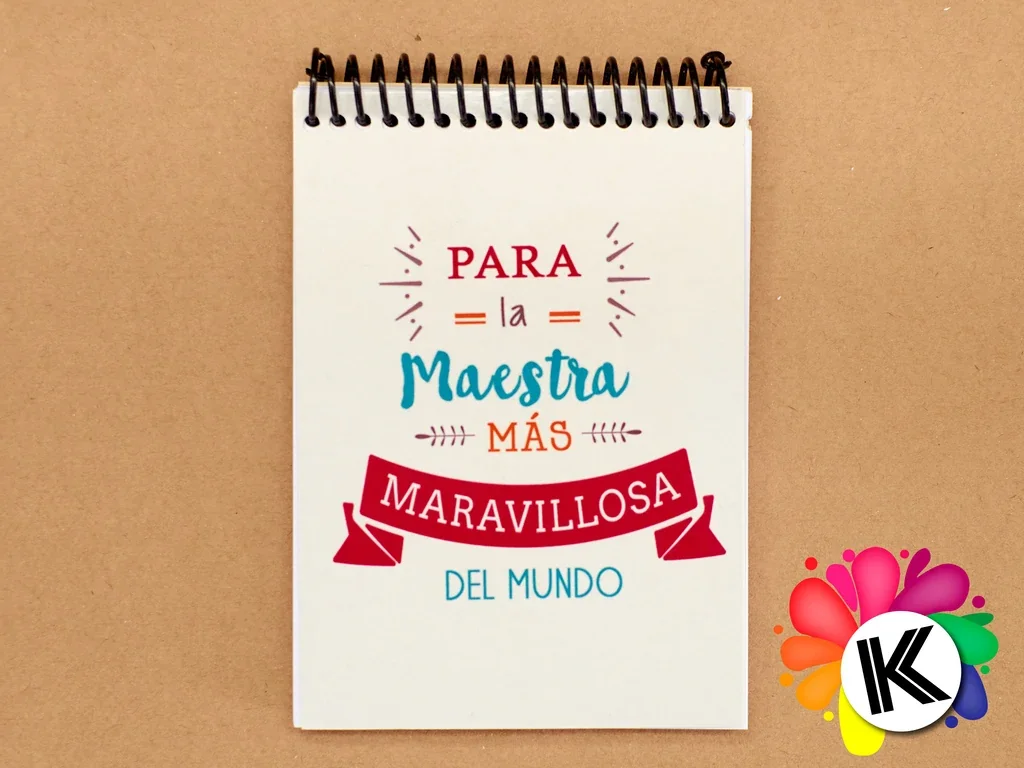 Block 10x15cm con renglones sublimable miniatura 3
