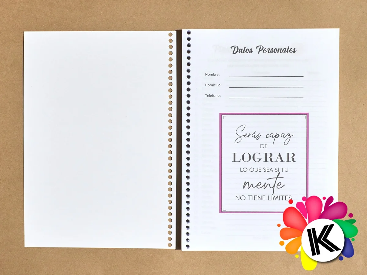 Planner control de gastos sublimable