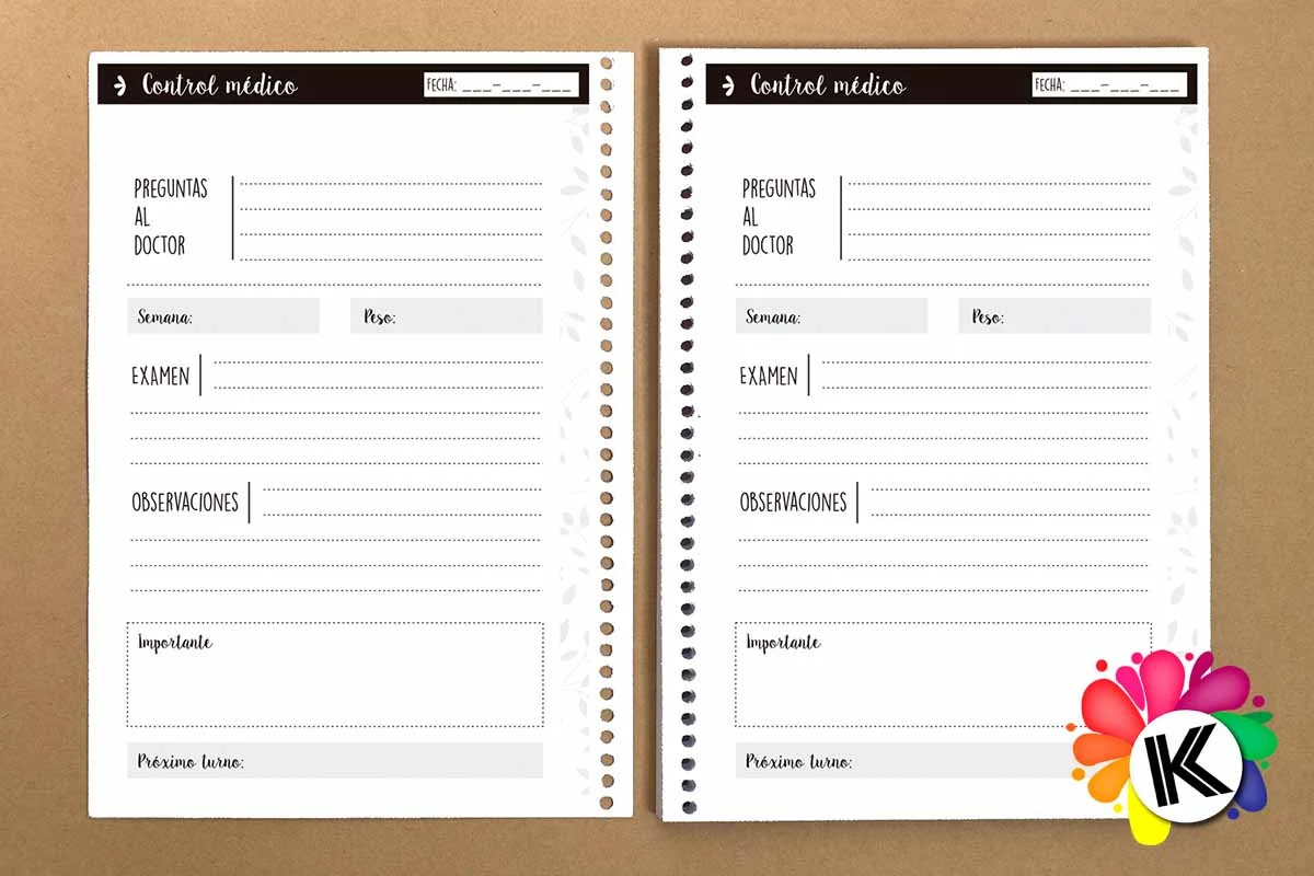 Control de embarazo sublimable miniatura 4