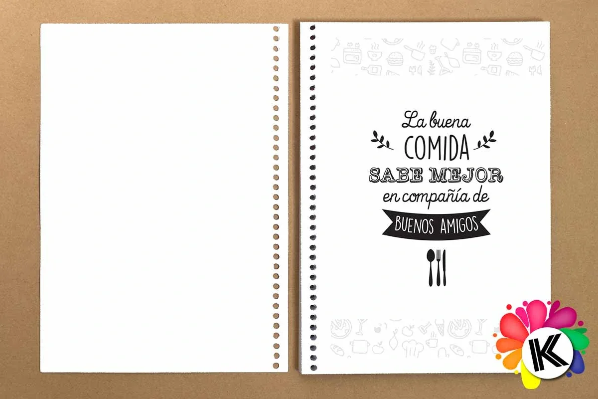 Recetario sublimable